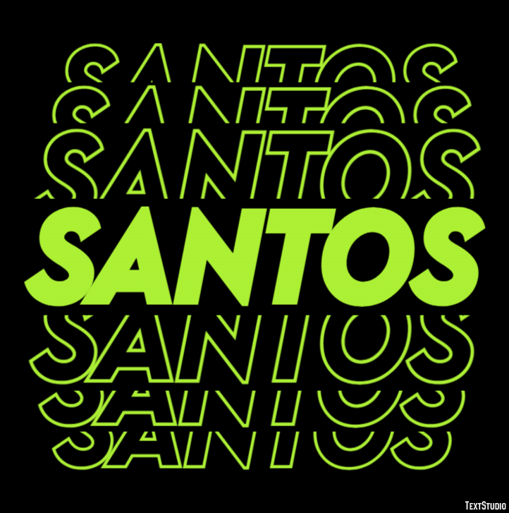 Santos Texteffekt
