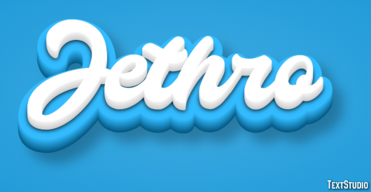 Jethro Текстовый эффект