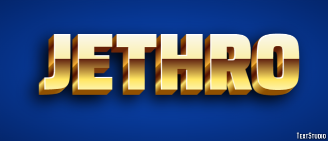 Jethro Текстовый эффект