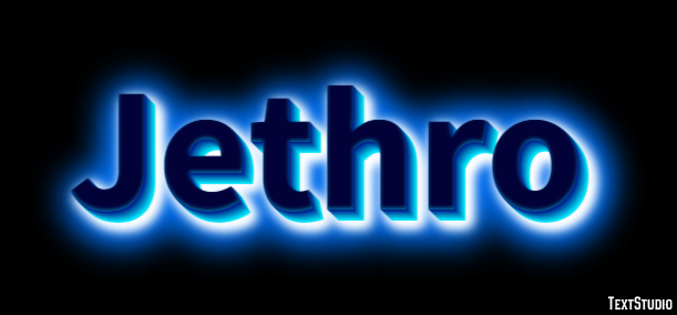 Jethro Текстовый эффект