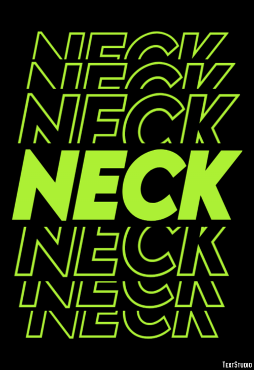 Neck Metin Efekti