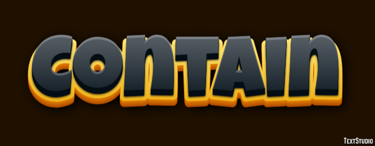Contain Text Effect