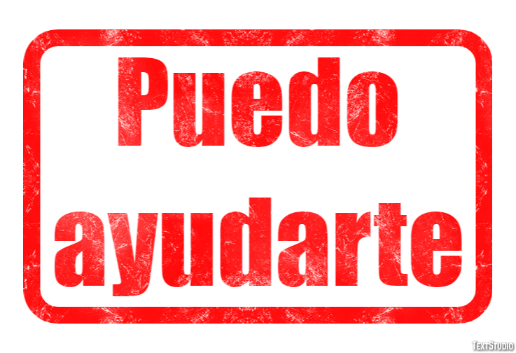 Puedo ayudarte テキスト効果