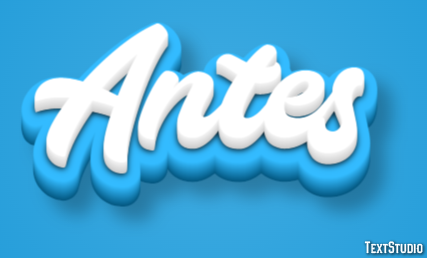 Antes テキスト効果