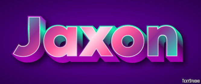 Jaxon Text Effect
