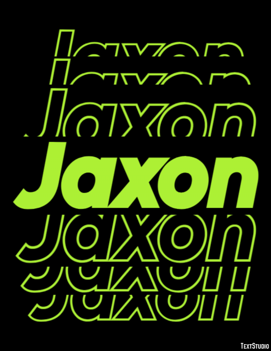 Jaxon Text Effect