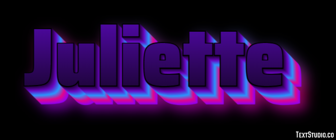 Juliette Efecto de Texto
