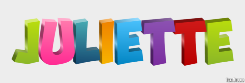 Juliette Efecto de Texto
