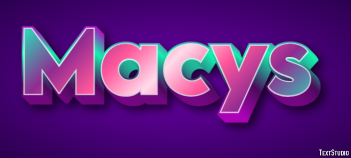 Macys Tekst Effect