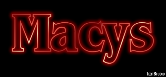 Macys Tekst Effect