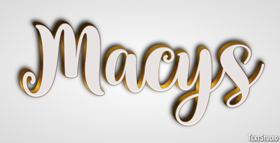 Macys Tekst Effect