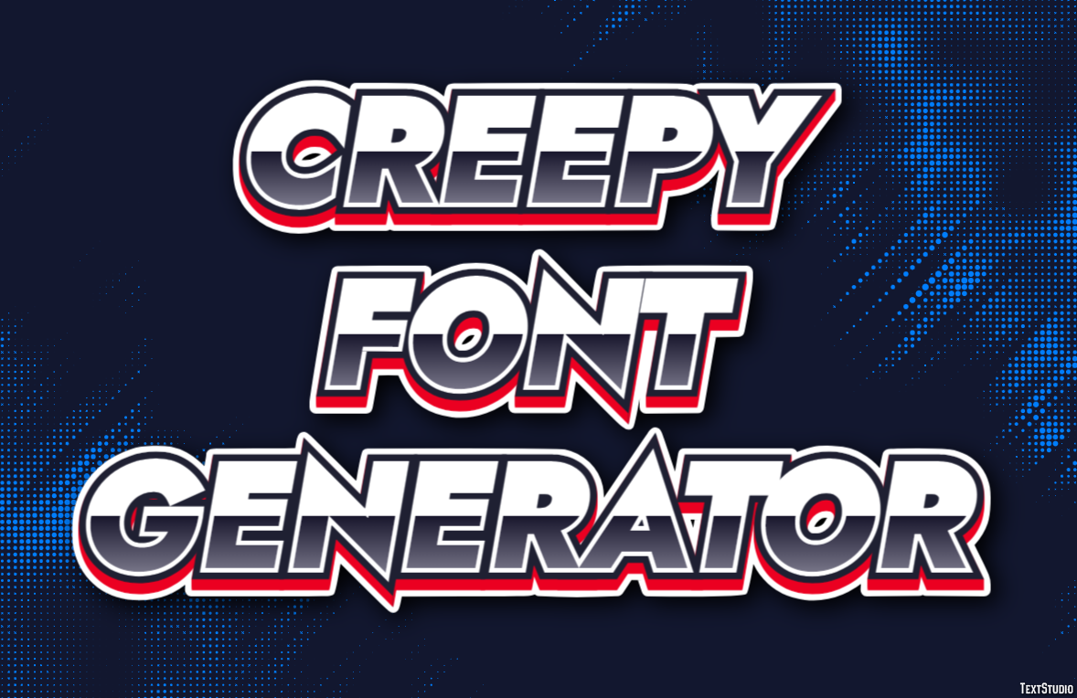 Creepy Font Generator Tekst Effect