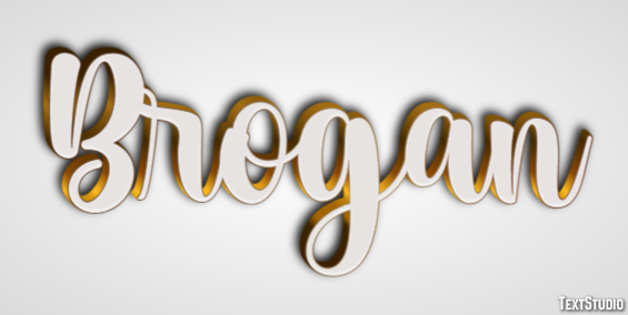 Brogan Effetto testo