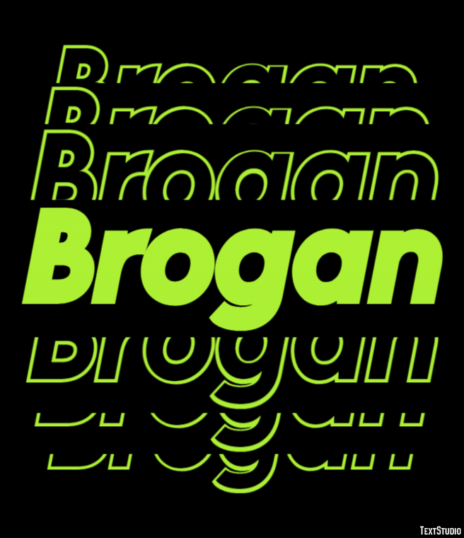 Brogan Text Effect