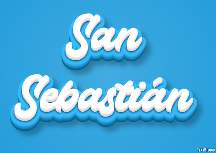 San Sebastián Efekt tekstowy