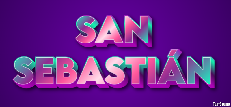 San Sebastián Efekt tekstowy