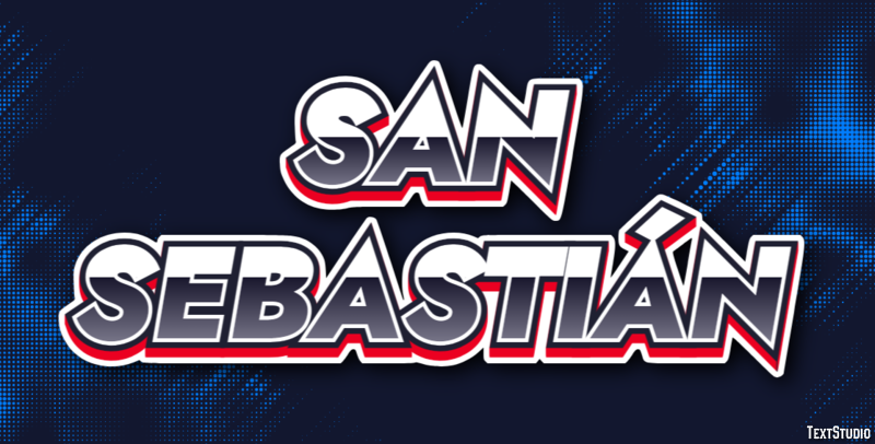 San Sebastián Efekt tekstowy