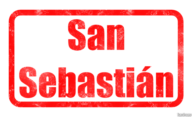 San Sebastián Efekt tekstowy