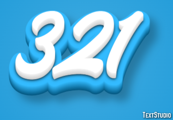 321 Text Effect