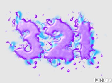 321 Text Effect