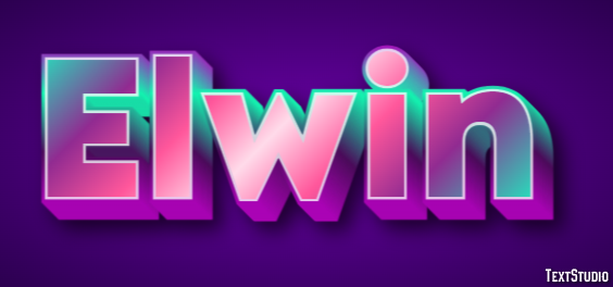 Elwin Text effect