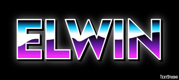 Elwin Text effect