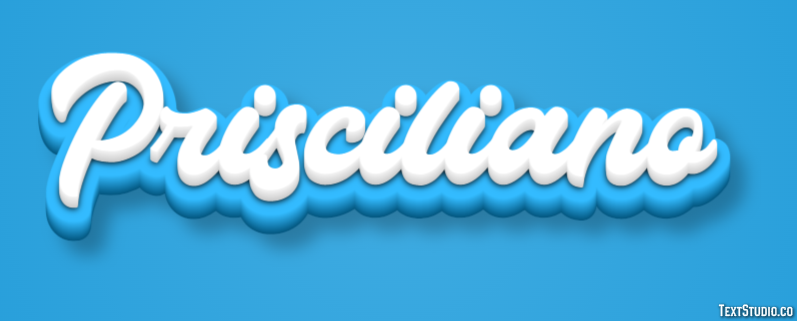 Prisciliano Efecto de texto