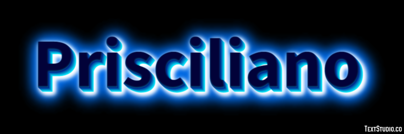 Prisciliano Efecto de Texto