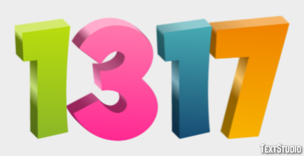 1317 Effetto testo