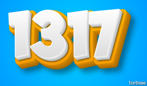 1317 Efekt tekstowy
