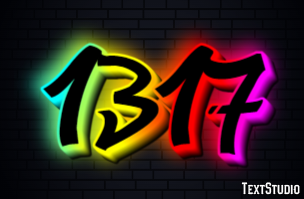 1317 Text effect
