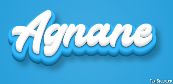 Agnane Text effect