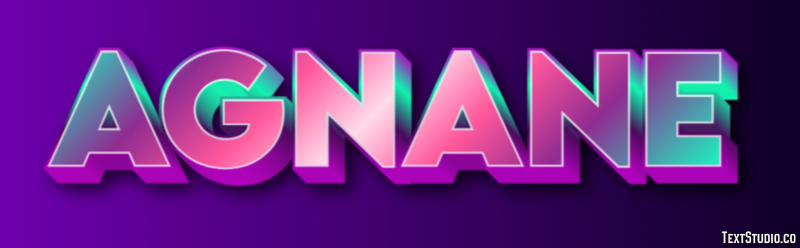 Agnane Text effect