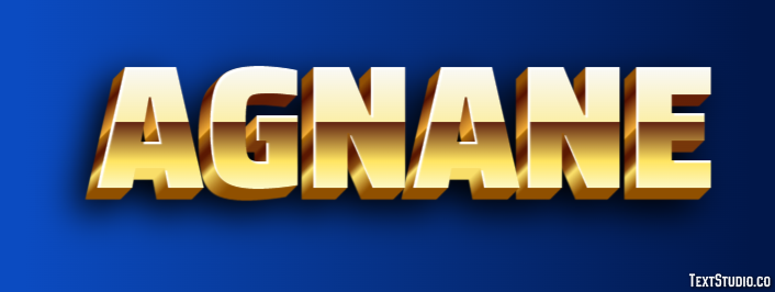 Agnane Text effect