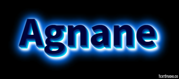 Agnane Text effect