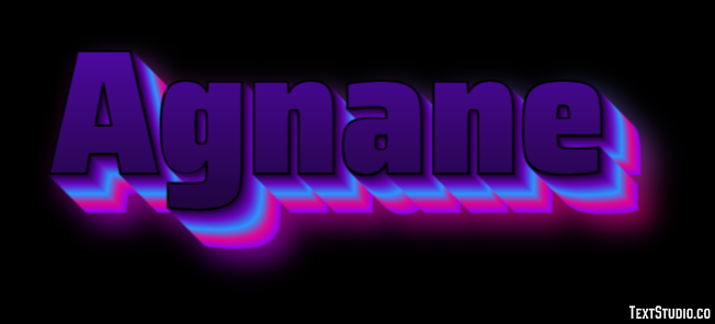 Agnane Text effect