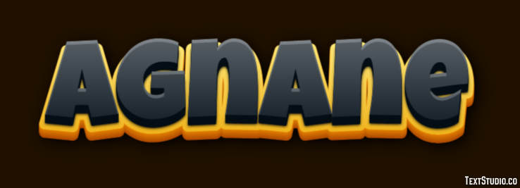 Agnane Text effect