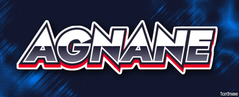 Agnane Text effect