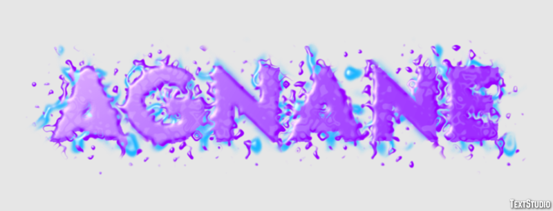Agnane Text effect