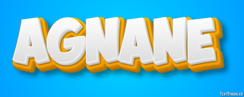 Agnane Text effect