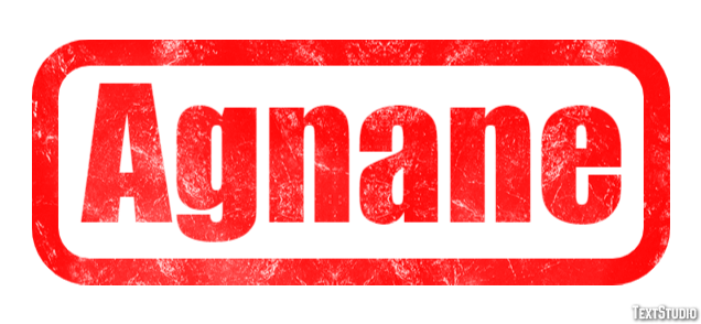 Agnane Text effect