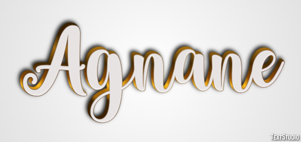 Agnane Text effect