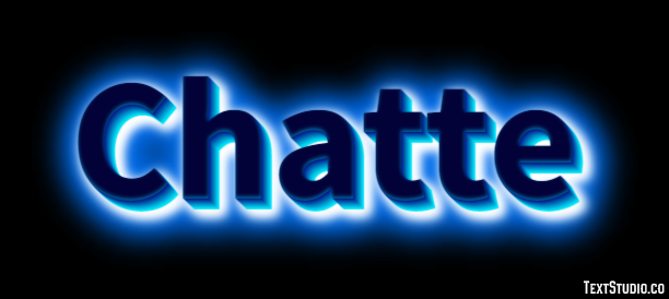 Chatte Effet de texte