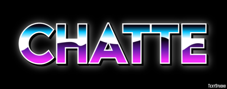 Chatte Effet de texte