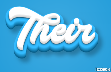 Their Text Effect