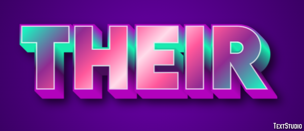 Their Text Effect