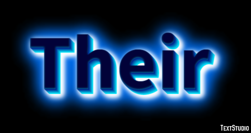 Their Text Effect