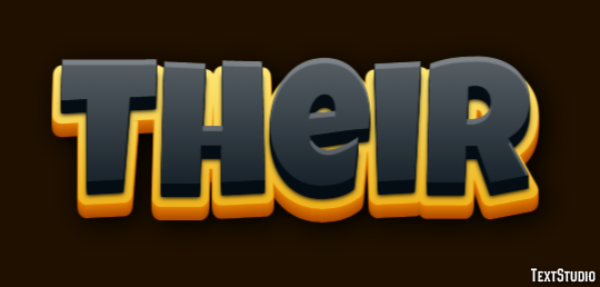 Their Text Effect