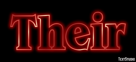 Their Text Effect