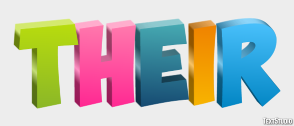 Their Text Effect